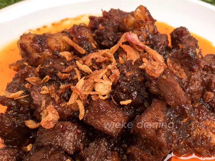 Langkah Gampang Membuat Resep Oseng mercon (tetelan daging sapi) yang Menggugah Selera