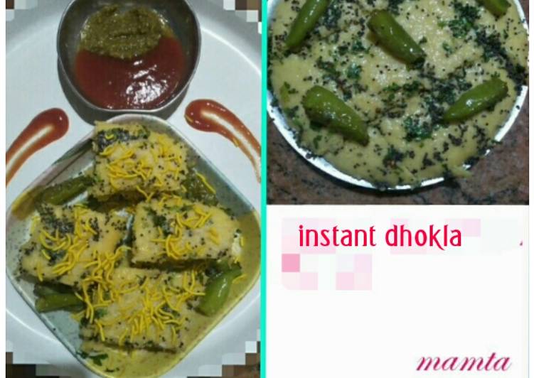 Easiest Way to Make Super Quick Homemade Instant khamman dhokla (in 20min)