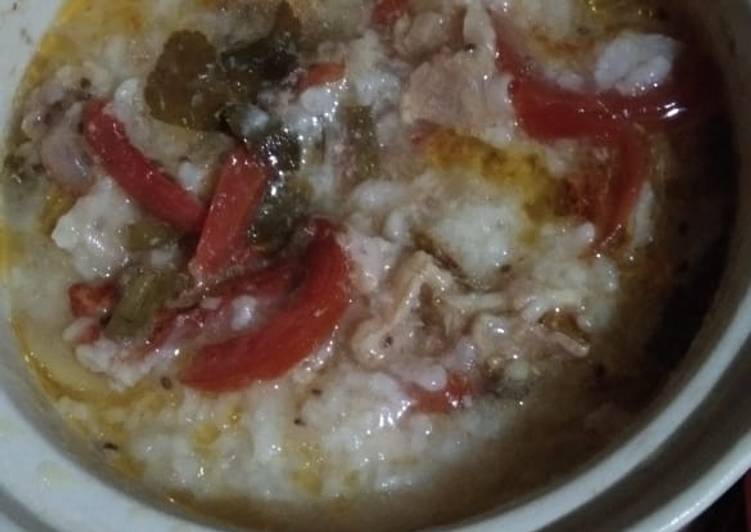 {Resep Mpasi 9+ Bubur tim daging tomat ma2 kitchen Untuk Pemula