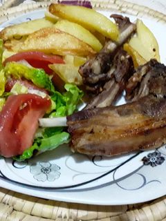 صورة لوصفة أضلع خروف مشويه