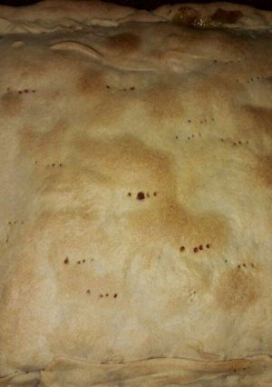 Una foto de Tarta de acelga y fiambre