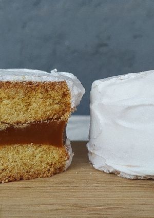 Una foto de Alfajores de Nieve