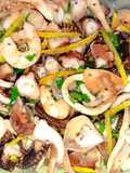 Insalata di mare con zeste di limone 🍋