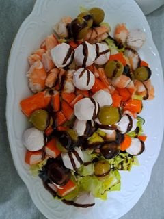 Una foto de Ensalada marinera