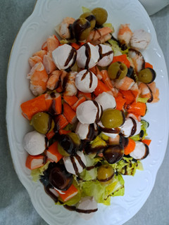 Una foto de Ensalada marinera