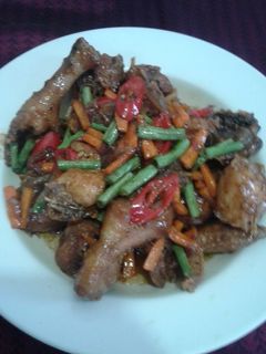 Foto resep Ayam blackpaper ceria