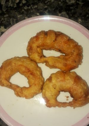 A picture of Chicken Chinese rings.