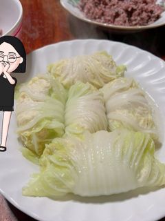รูปของ ผักห่อไก่นึ่ง คลีน