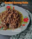 Sambal Goreng Halia Stail Mak