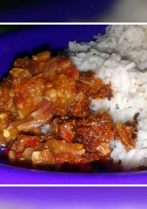 Foto resep Ikan di peda siram sambal mentah