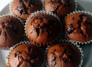 Une photo de Muffins cacao sans gluten sans lactose