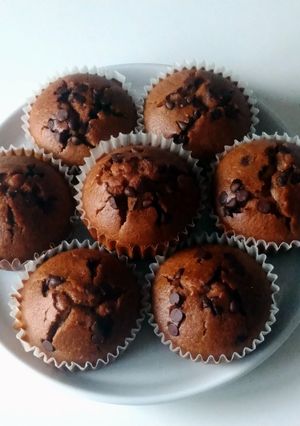Une photo de Muffins cacao sans gluten sans lactose