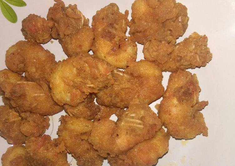 Cara Gampang Membuat Udang goreng krispy Anti Gagal
