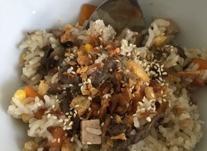 Hình của món Cơm lười.