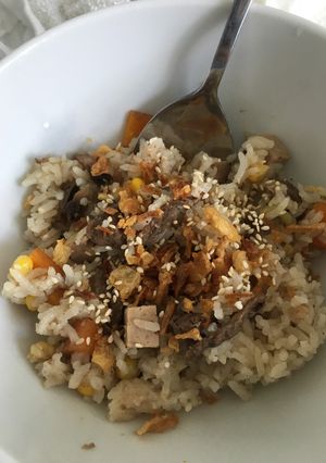 Hình của món Cơm lười.