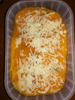 Una foto de Moussaka de calabacín y calabaza