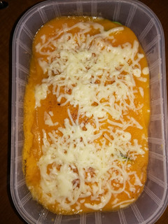 Una foto de Moussaka de calabacín y calabaza