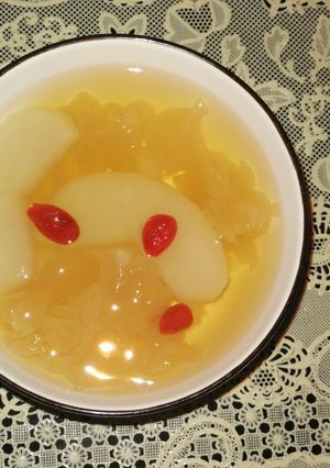 Foto resep Sup buah pear dan jamur putih (chinese)by indah