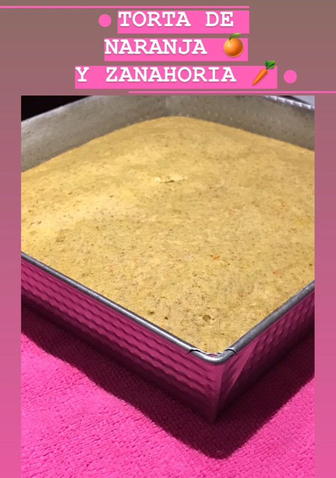 Una foto de Torta de naranja y zanahoria