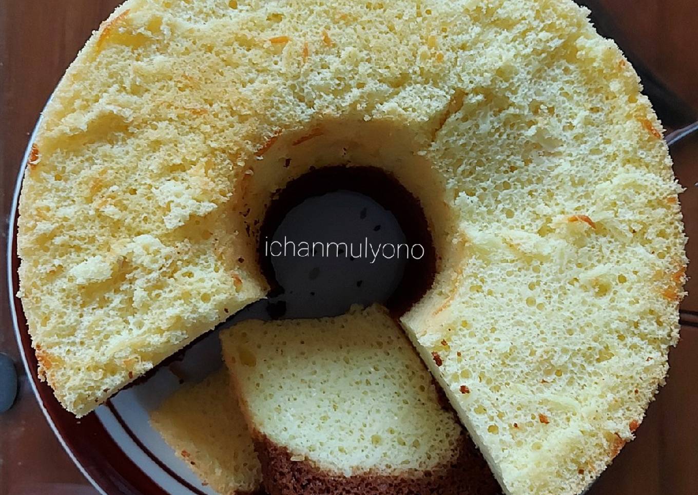 Choco Cheddar Cheese Chiffon Cake