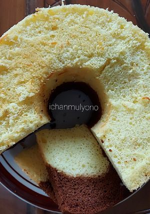 Foto resep Choco Cheddar Cheese Chiffon Cake