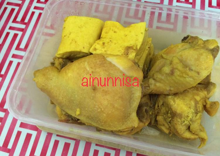 Ayam ungkep bumbu soto