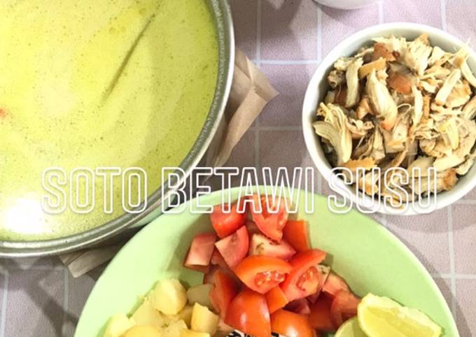 Cara Praktis Memasak Soto Susu Betawi Anti Gagal