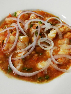 Una foto de Ceviche de camarones