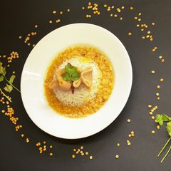 A picture of Dal Dhokli.