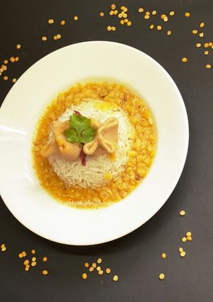 A picture of Dal Dhokli.
