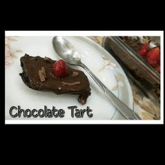 A picture of Chocolate Tart 😋♥️.