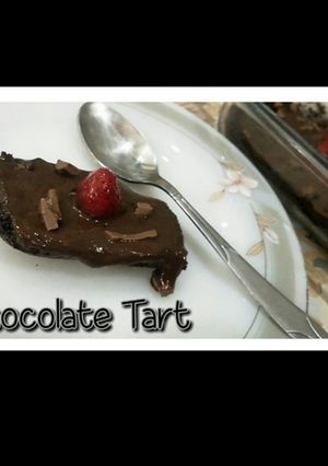 A picture of Chocolate Tart 😋♥️.