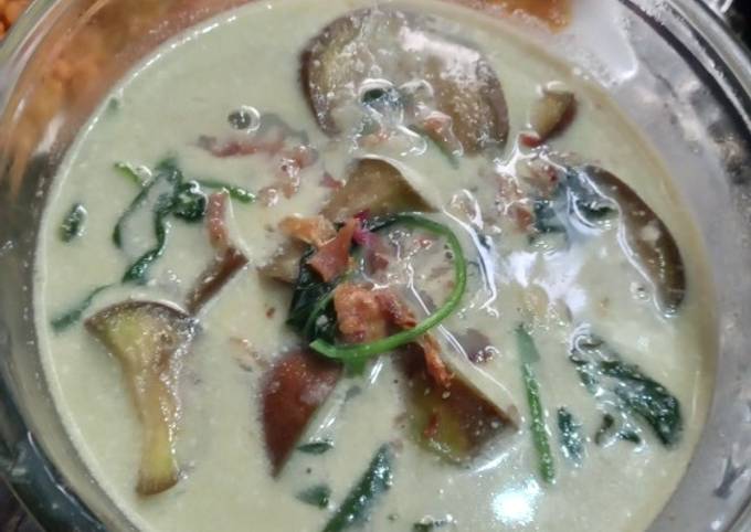 Cara Gampang Menyiapkan Sayur bobor bayam dan terong, Sempurna