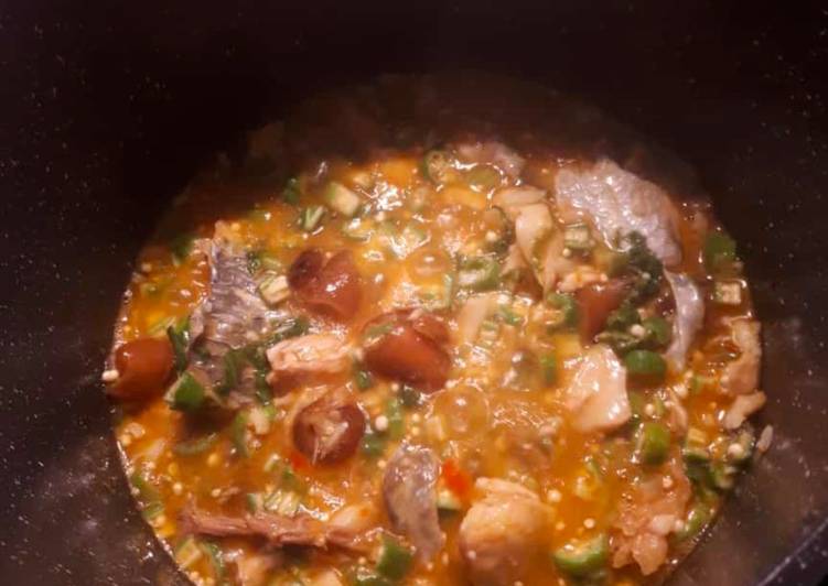 Recipe of Speedy Simple Okro soup