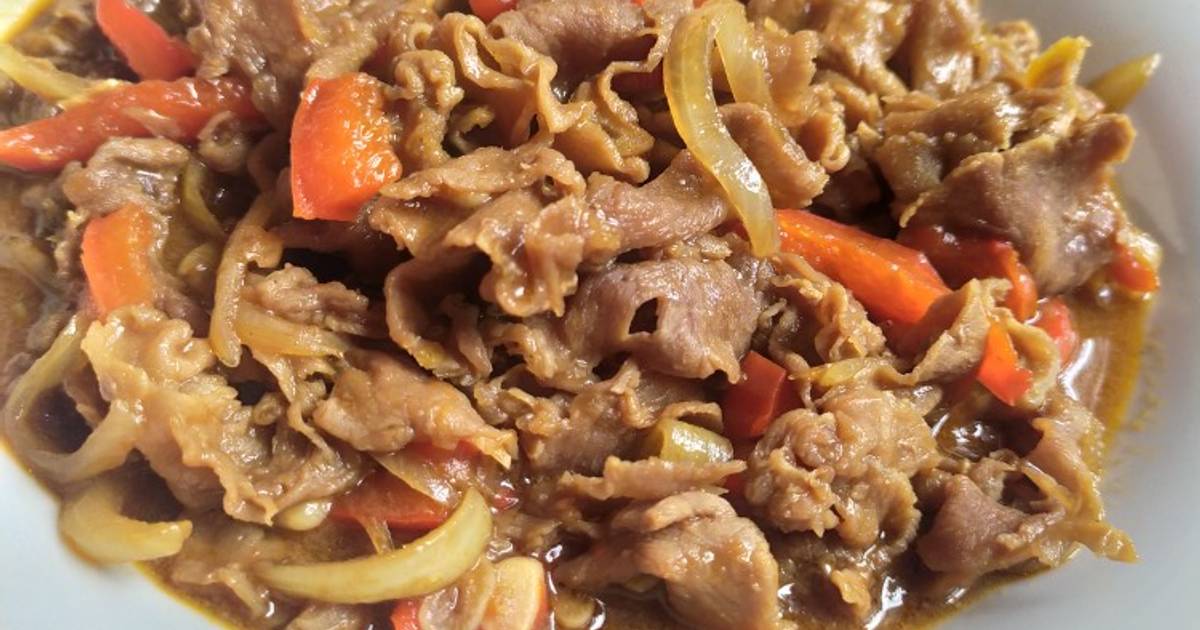 Resep Beef slice teriyaki simpel oleh erma nur af'idah - Cookpad