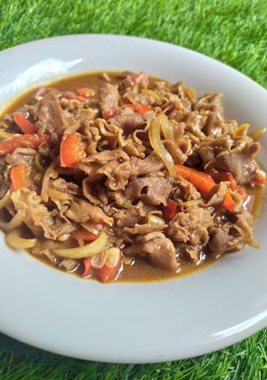 Foto resep Beef slice teriyaki simpel