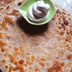 A picture of Meetha paratha.