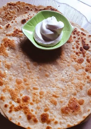 A picture of Meetha paratha.