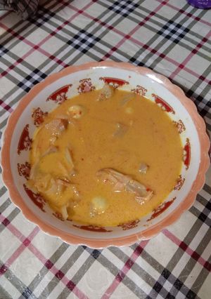 Foto resep Gulai nangka plus telur puyuh