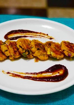 A picture of Poha Cutlet.