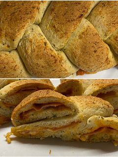 Pizzás fonat🍕 recept fotója