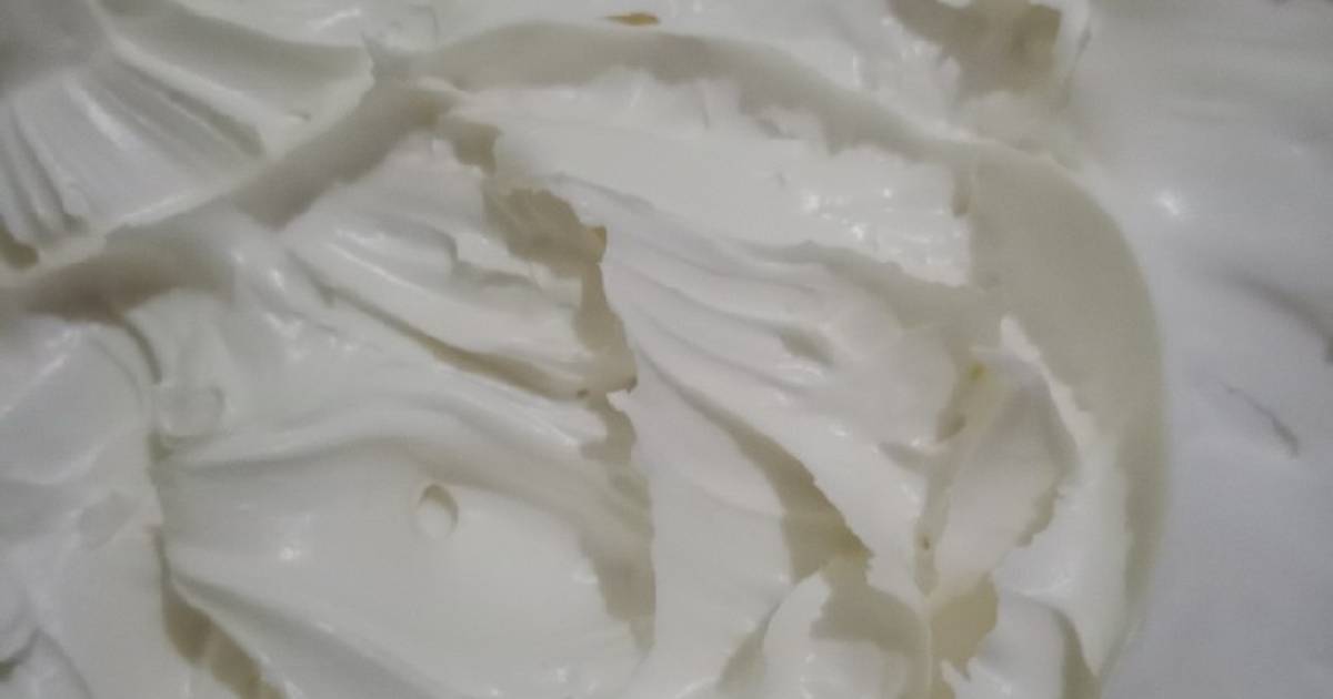 Resep Butter Cream 2 Bahan Oleh Tiya Setia Cookpad