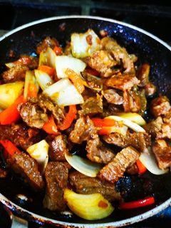 Una foto de Bistec Salteado