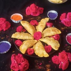 A picture of Sweet Gujiya without Mawa.