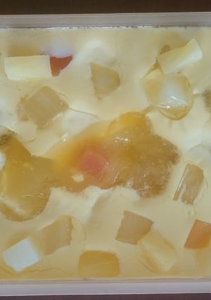 Foto resep Puding buah sirup jeruk florida