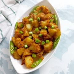 A picture of Ginger, Garlic Flavour Dry Aloo.