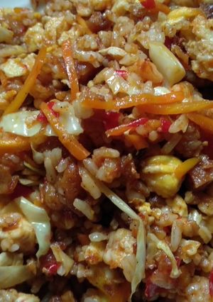 Foto resep Nasi goreng campur