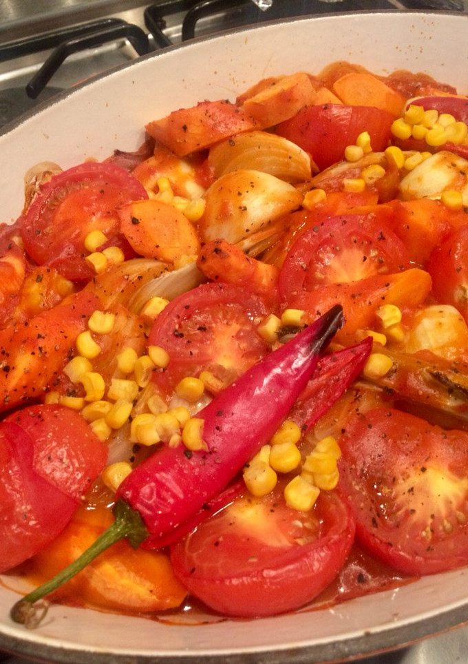 A picture of Fennel & Chilli Veg Bake.
