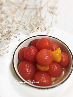 金桔梅漬蕃茄(開胃菜)(點心) 的食譜成品照片