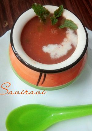 A picture of Vegetables Soup.